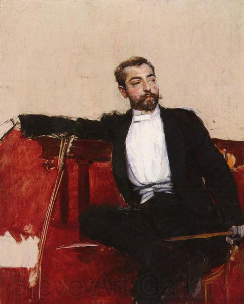 Giovanni Boldini Portrait of John Singer Sargent. France oil painting art